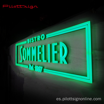 LIGHTING PUBLICITANDO 3D PUB PUB ​​LED LETRA DE NEON